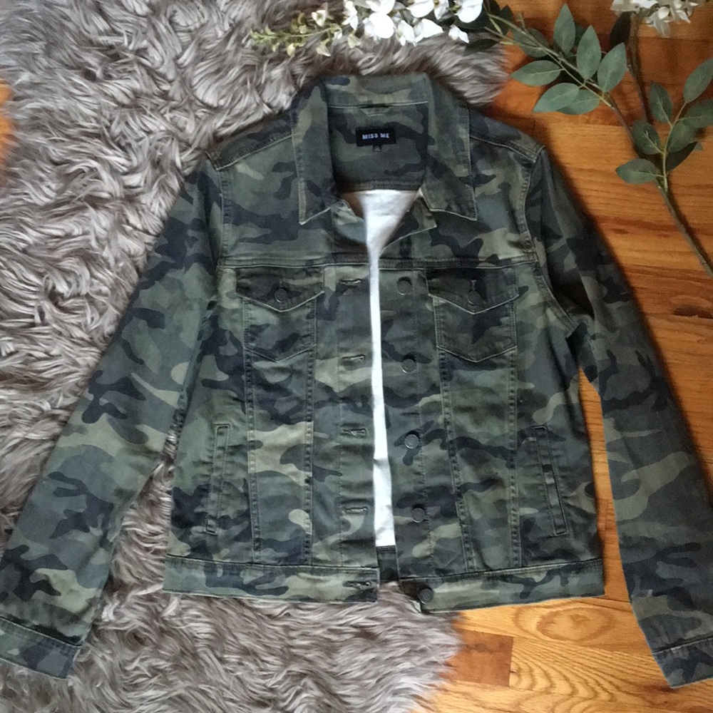 Miss Me Camo Jacket